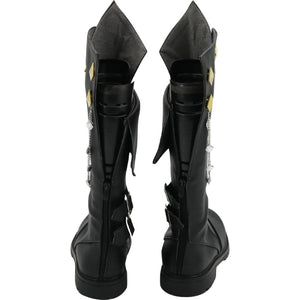 Genshin Impact Tartaglia Cosplay Shoes Mens Boots C00152 &