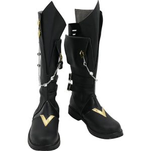Genshin Impact Tartaglia Cosplay Shoes Mens Boots C00152 Eur 35 &