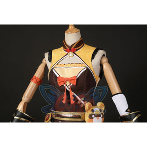 Genshin Impact Xiangling Cosplay Costume Jacquard Version C02809 Costumes