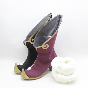 Genshin Impact Yan Fei Cosplay Shoes High-Heeled Boots C00449 #35(22.5Cm) &