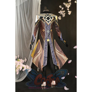 Genshin Impact Zhongli Cosplay Costume C02946 Costumes