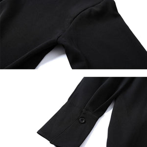 Gothic Buckle Belt Off The Shoulder Shirt Dress Mp006090