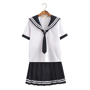 High-End Jk Uniform For Girls Japanese Korea School Student Sailor Mp006054 Short Sleeve / S