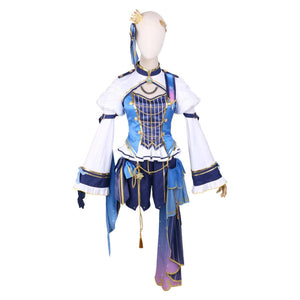 Hololive Virtual Youtuber Hoshimachi Suisei Playing Song Clothes Cosplay Costume C02016 Women / Xs