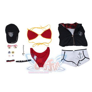 Hololive Virtual Youtuber Houshou Marine Cosplay Costume C02026 Costumes