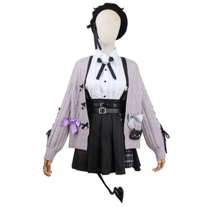 Hololive Virtual Youtuber Tokoyami Towa Cosplay Costume C02020 Women / Xs Costumes