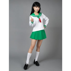 Inuyasha Higurashi Kagome School Uniform Cosplay Costume Mp001838 Costumes