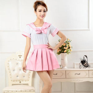 Jk Suit High School Uniform Sailor Set Mp006263 Pink Set / S