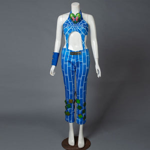 Jojos Bizarre Adventure Jolyne Cujoh Classic Suit Cosplay Costume Mp005689 Female / S Costumes