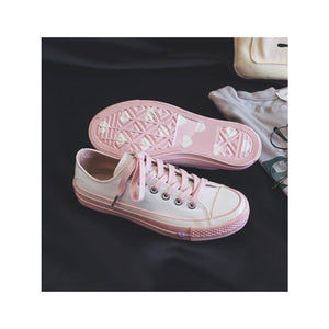 Kawaii Love Forever Letter Canvas Shoes Pink / 35