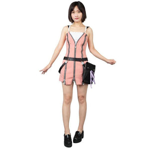 Kingdom Hearts Kairi 1St Cosplay Costumes Pink Punk Outfit Mp000219 Xs / Us Warehouse (Us Clients