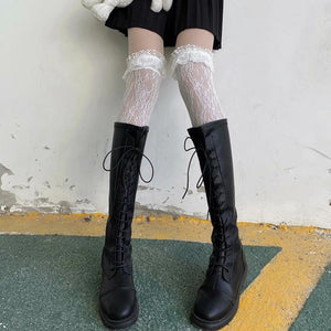 Lace Jk Stockings Thigh High Lolita White Kawaii Stockings&socks