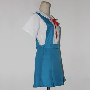 Lady Halloween Cosplay Asuka Langley Soryu Tokyo Ayanami Rei Costume School Uniform Costumes