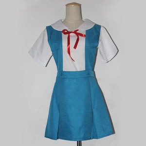 Lady Halloween Cosplay Asuka Langley Soryu Tokyo Ayanami Rei Costume School Uniform S Costumes
