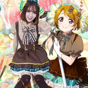 Love Live Tojo/ Umi/ Eli/ Hanayo/nico/rin Candy Maid Lolita Dress Cosplay Costume Koizumi Hanayo /