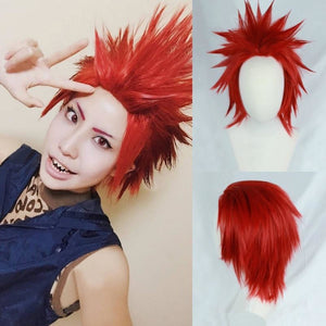 My Boku No Hero Academia Eijirou Kirishima Short Red Cosplay Wig Mp006020 Wigs