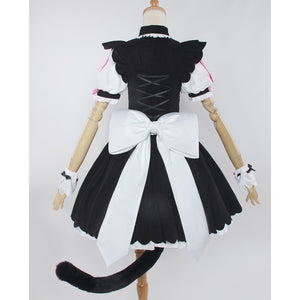 Nekopara Cosplay Chocola Vanilla Maid Dress Cat Neko Costume Costumes