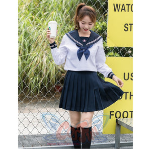 New Arrival Jk Sets Sakura Embroideried Novelty Sailor Suit School Uniform Mp006117