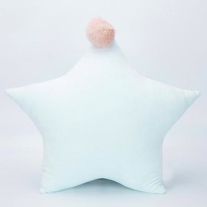 Nordic Style Mori Household Bed Sofa Star Pillow Cushion Toy Doll Large / Mint Green