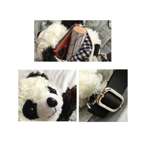 Panda Soft Plush Crossbody Bag