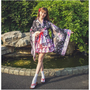 Party Dating Wear Plus Size Lolita Princess Dress Japaness Kimono Costumes