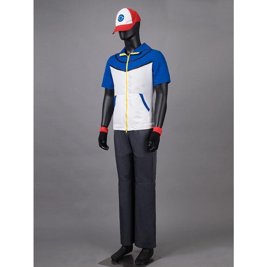 Pokemon Ash Ketchum Cosplay Costume Style Customized
