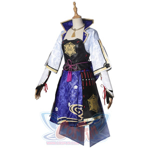 Genshin Impact Kamisato Ayaka Cosplay Costume Jacquard Version C00443 Costumes