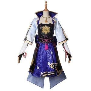 Genshin Impact Kamisato Ayaka Cosplay Costume Jacquard Version C00443 Women / Xs Costumes