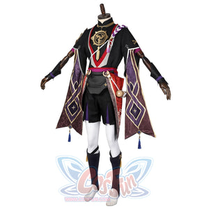 Genshin Impact Scaramouche Balladeer Cosplay Costume Jacquard Version C00444 Costumes
