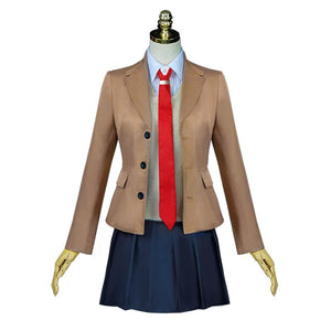Rascal Does Not Dream Of Bunny Girl Senpai Mai Sakurajima School Uniform Cosplay Costume L /