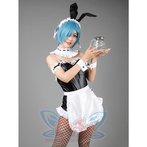 Re Zero Ram Rem Cosplay Costume Sexy Bunny Anime Mp004174 Costumes