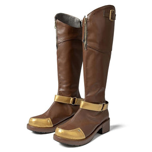 Rwby Season Four Yellow Yang Xiao Long Cosplay Boots / Shoes Brown Mp005107 #34(22Cm) &