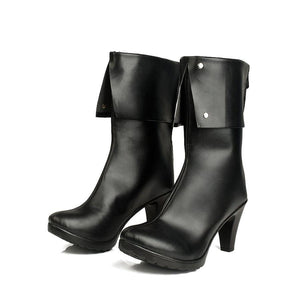 Rwby Vol. 1 Black Blake Belladonnase Cosplay Boots / Shoes Mp000948 #34(22Cm) &