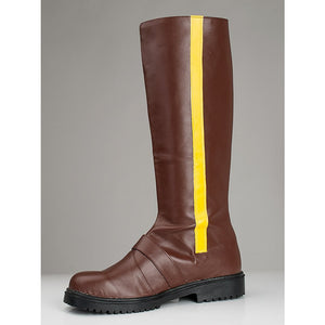 Rwby Yellow Yang Xiao Long Cosplay Boots / Shoes Brown Mp000787 &