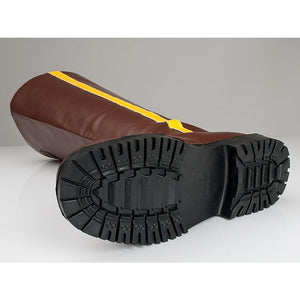 Rwby Yellow Yang Xiao Long Cosplay Boots / Shoes Brown Mp000787 &