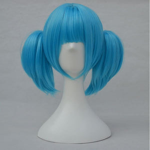 Sally Face Sallyface Sal Fisher Cosplay Wig Short Blue Hair One Size Wigs