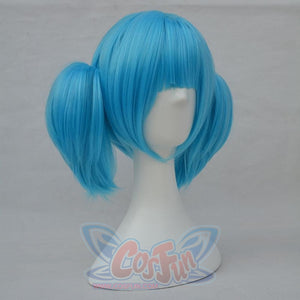 Sally Face Sallyface Sal Fisher Cosplay Wig Short Blue Hair Wigs