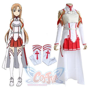 Sword Art Online Cosplay Costume Asuna Yuuki Full Set Women Costumes Mp005693