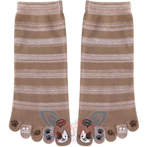 Toe Socks Girl Cotton Cartoon Cat Paw Cute Kawaii Stockings&socks