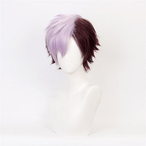 Toilet-Bound Hanako-Kun Tsuchigomori Cosplay Wigs Number 5 Spider-Face Brown Hair With A Purple