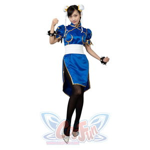 Top Street Fighter Chun Li Cosplay Costumes Cheongsam Mp000407