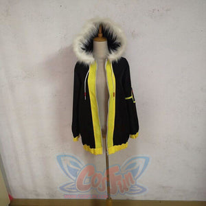 Undertale Frisk Fur Collar Coat Fellsans Cosplay Costume C00151 Costumes