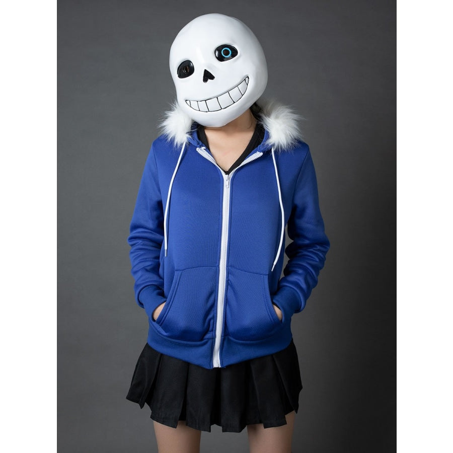 cosfun Undertale Sans Cosplay costume Sans Jacket Halloween Hoodies