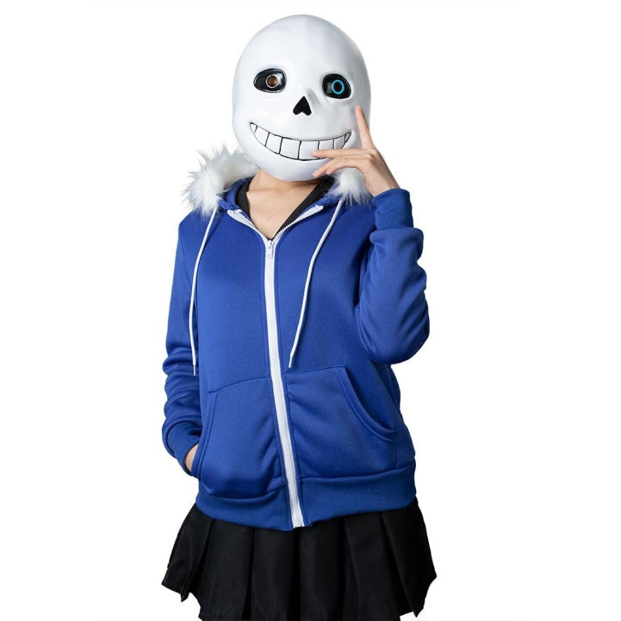 Undertale XTALE Cross Sans Cosplay Costume Blue Hoodies Fresh Skeleton  Jacket Adult Man Woman Daily Halloween Party Uniform - AliExpress