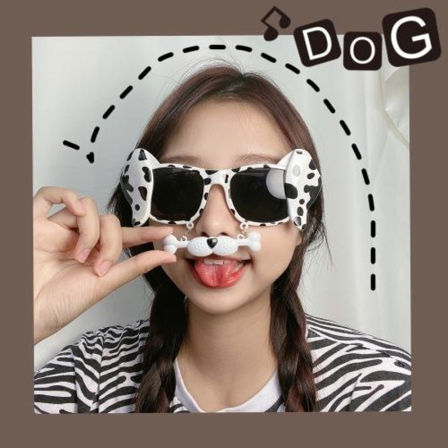 Unicorn Funny Toys Selfie Gadget Picnic Use Birthday Party Gifts Specs Glasses Dalmatian