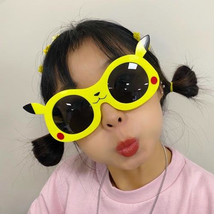 Unicorn Funny Toys Selfie Gadget Picnic Use Birthday Party Gifts Specs Glasses Yellow Pikachu