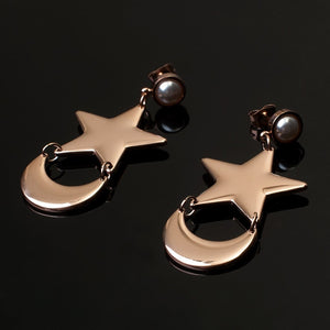 Usagi Tsukino Cosplay Star And Moon Crystal Earrings Mp002090 Props & Accessories