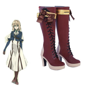 Rolecos Violet Evergarden Cosplay Shoes Boots Customer Size Made Anime