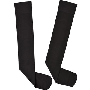 Women Dog Footprint Thick Stockings J40417 Black (Knee Socks) / One Size Boots
